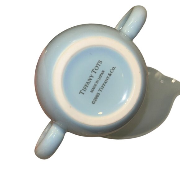 Tiffany & Co Tots blue whale plate and two handled cup ceramic baby set … - Picture 2 of 4